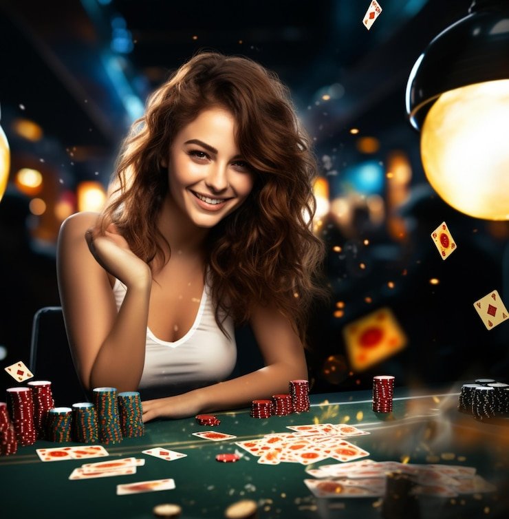 Live-dealer studio with multi-camera broadcast and real-time chat interface